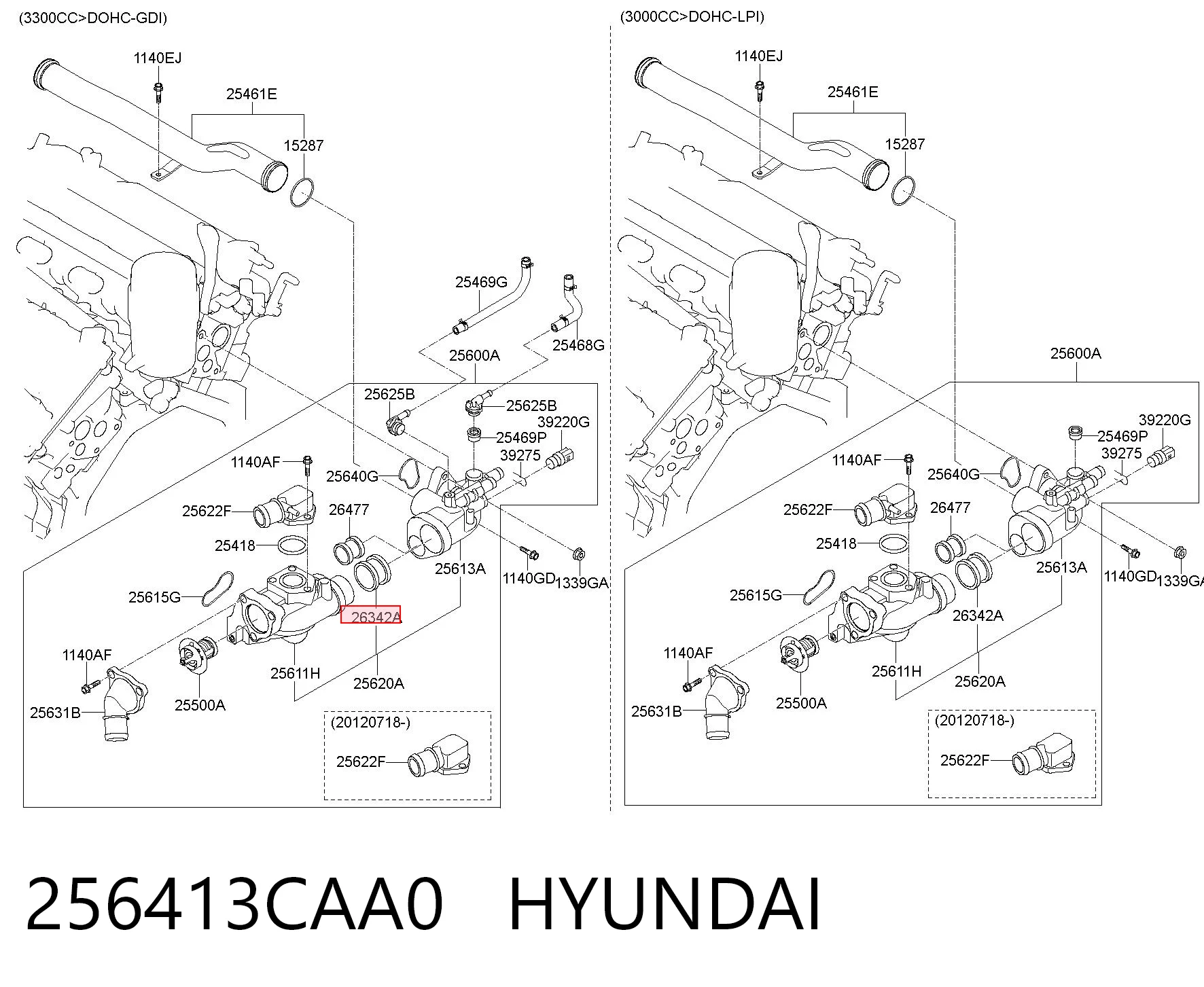 256413CAA0 Hyundai/Kia 