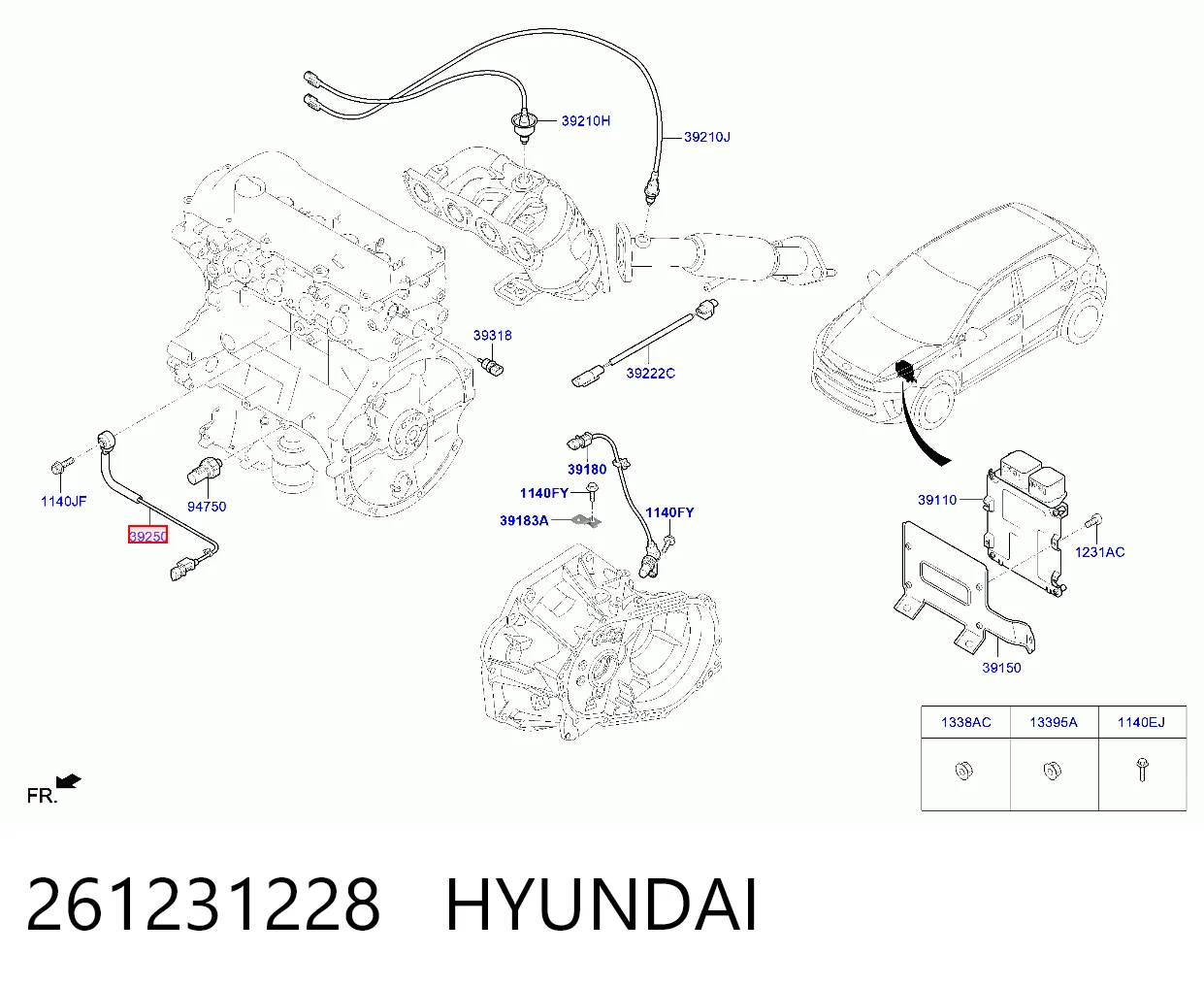 Купити Датчик детонації KIA Rio III UB