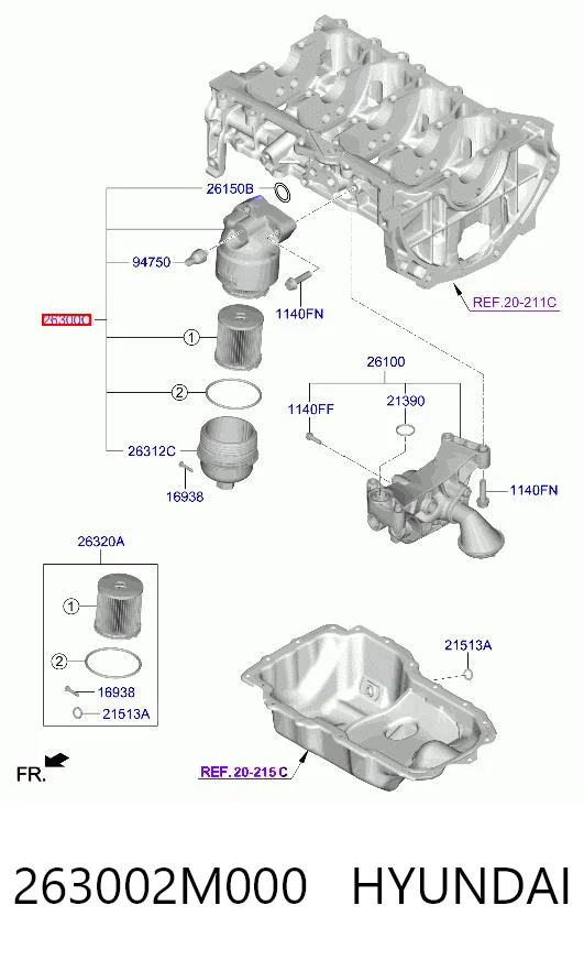 263002M000 Hyundai/Kia 