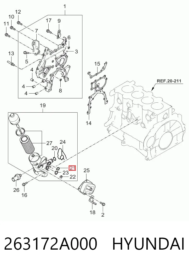 263172A000 Hyundai/Kia 