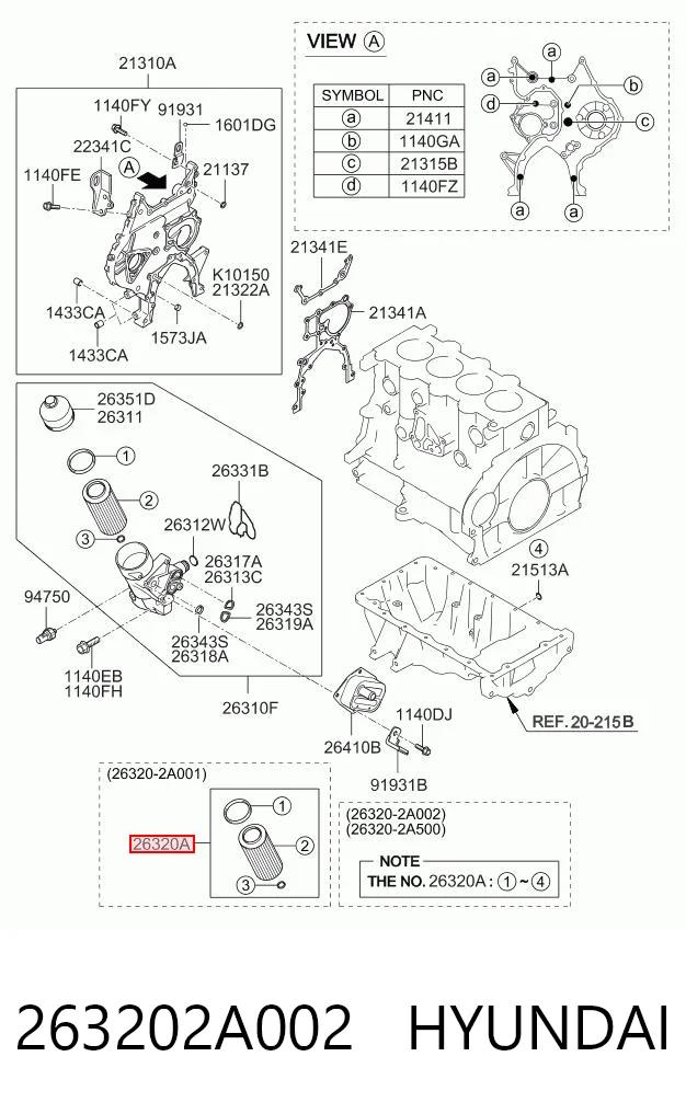 263202A002 Hyundai/Kia