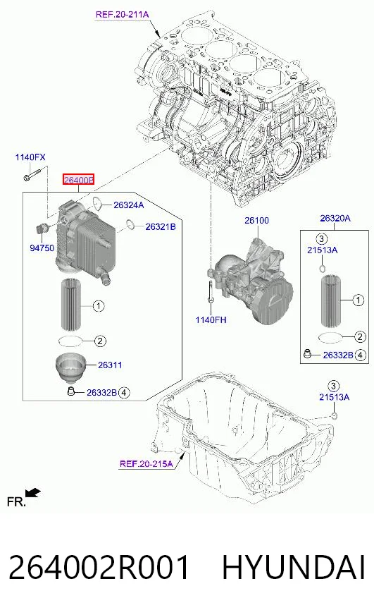 264002R001 Hyundai/Kia 