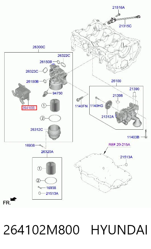 264102M800 Hyundai/Kia 