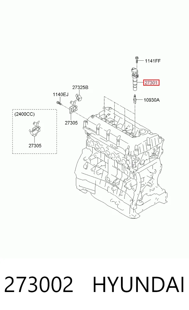 273002 Hyundai/Kia Котушка запалювання