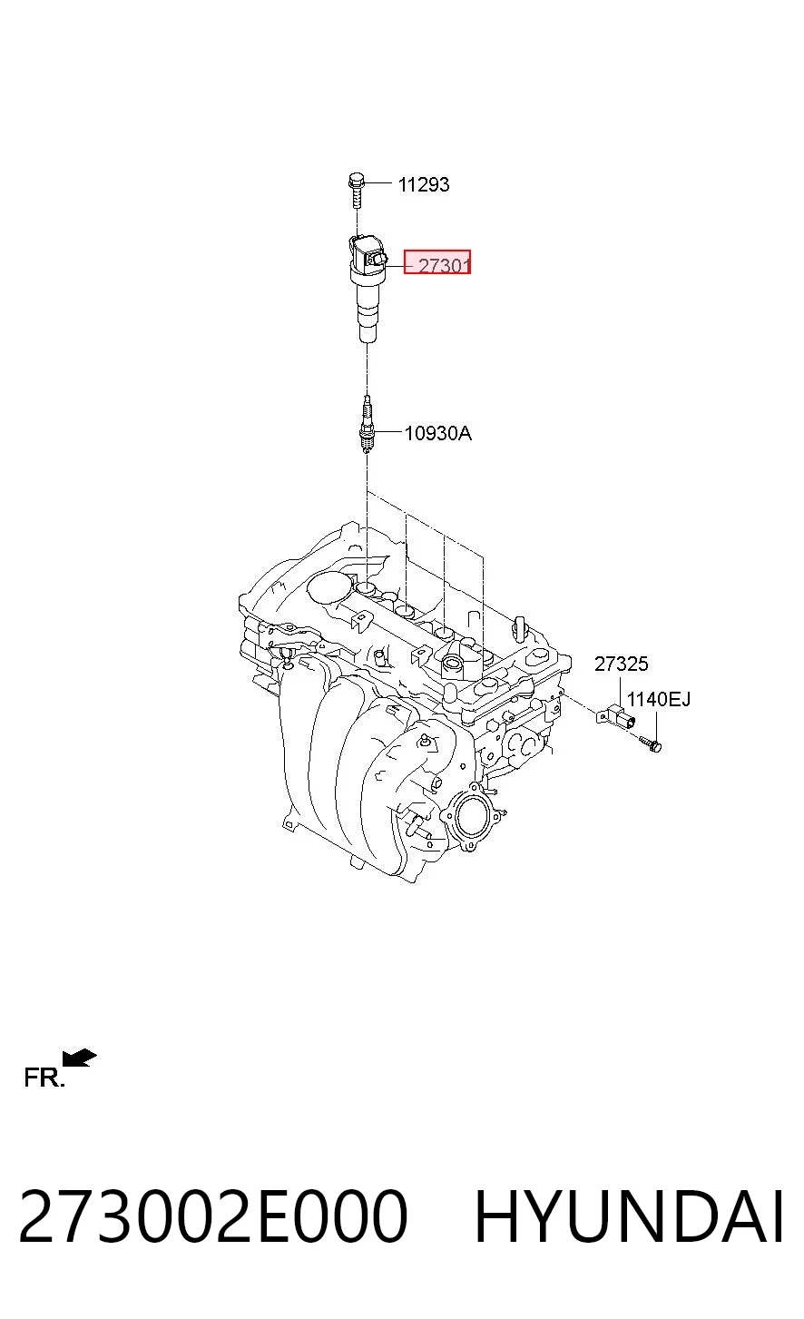 273002E000 Hyundai/Kia Котушка запалювання