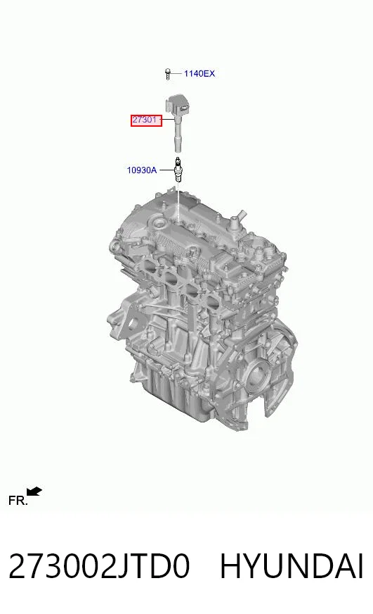 273002JTD0 Hyundai/Kia Котушка запалювання