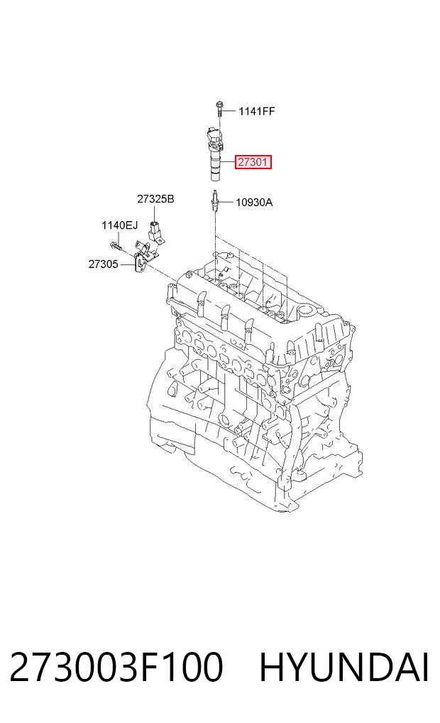 273003F100 Hyundai/Kia Котушка запалювання