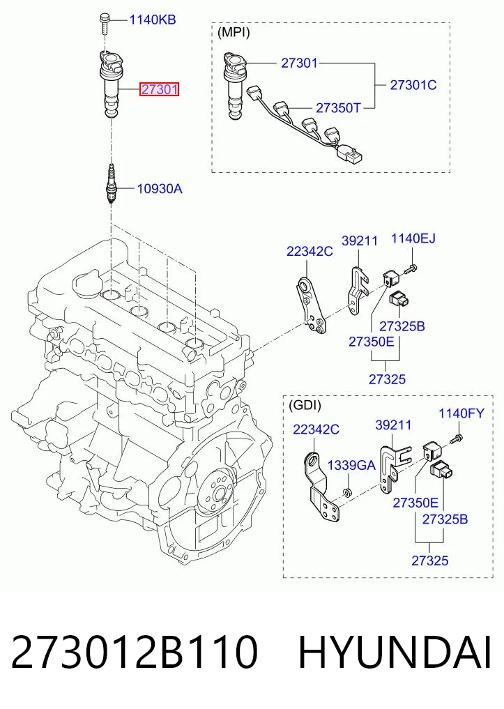 Купити Котушка запалювання KIA Forte III YD