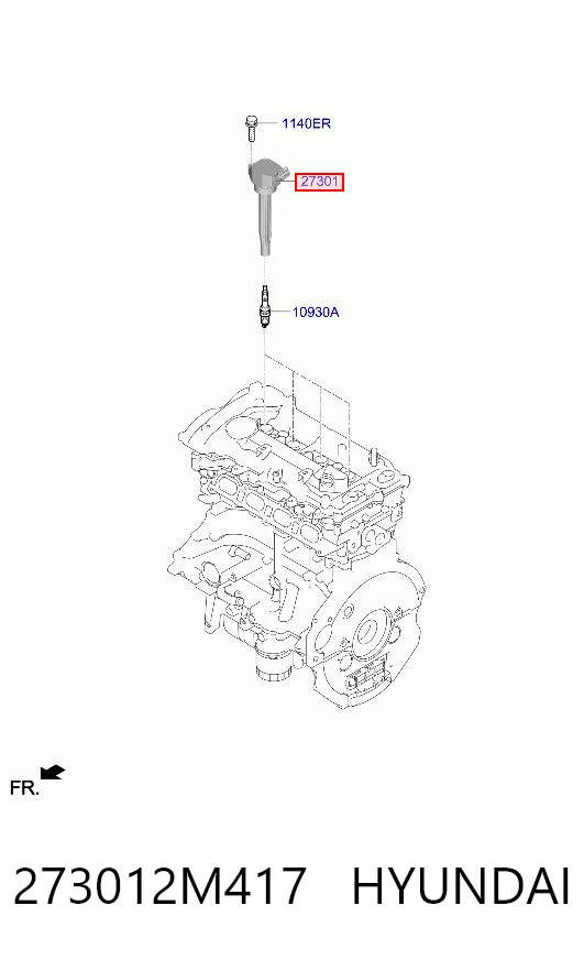 273012M417 Hyundai/Kia Котушка запалювання
