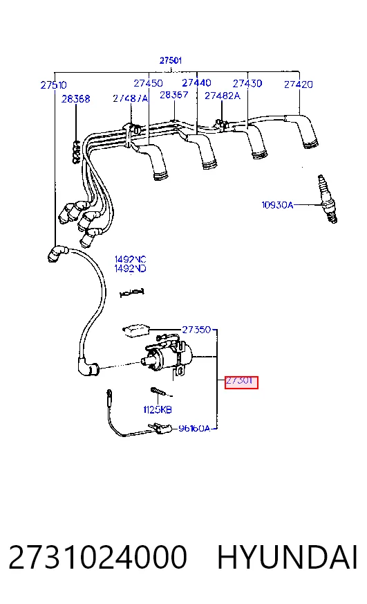 Котушка запалювання Hyundai Lantra I седан (1990 - 1995) ціна, від 21.34 USD