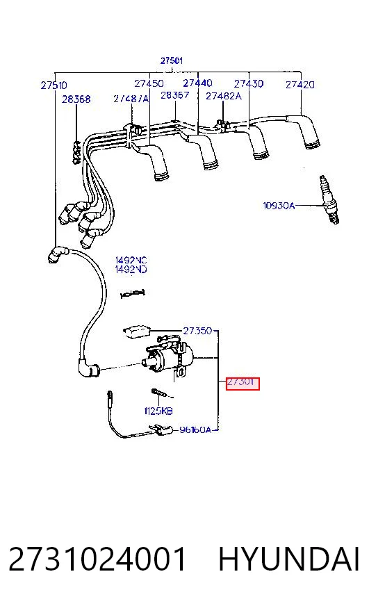 Купити Котушка запалювання Hyundai Lantra I 