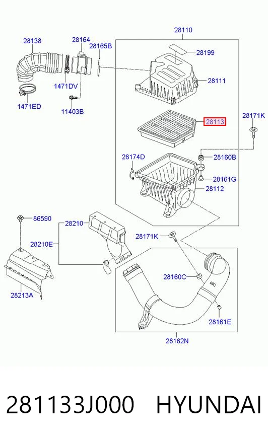 281133J000 Hyundai/Kia
