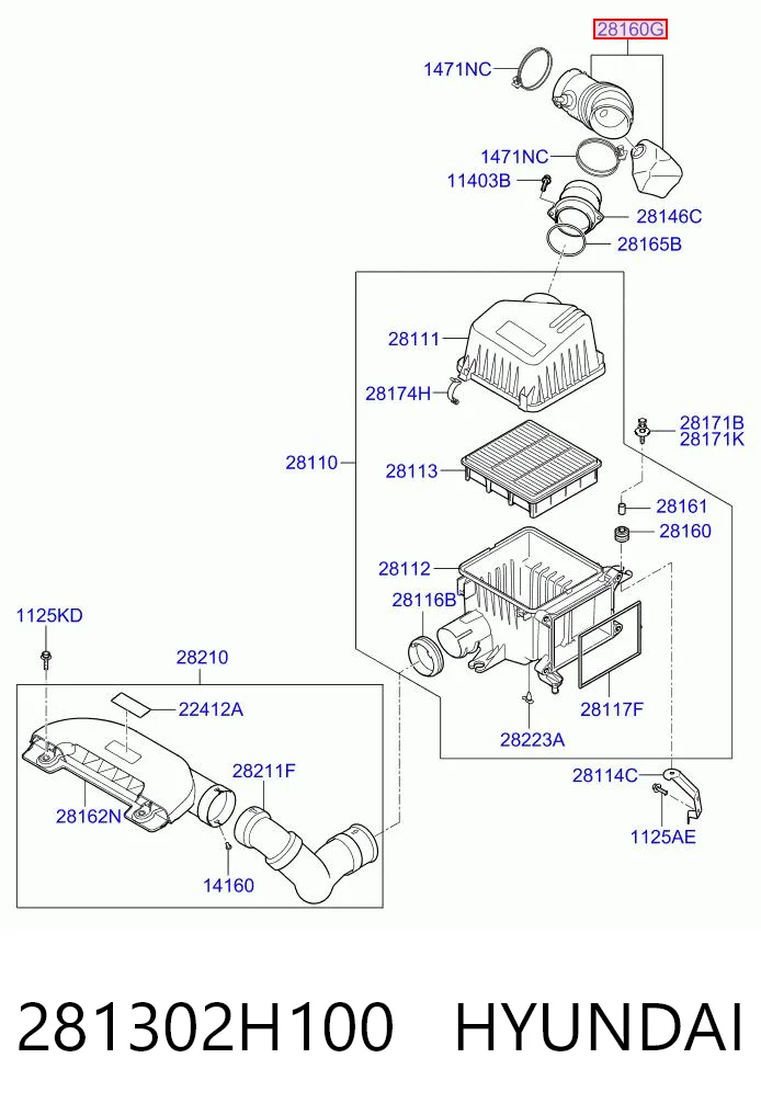 281302H100 Hyundai/Kia 