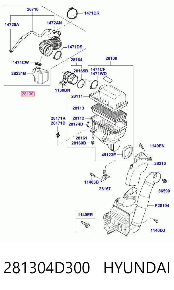 281304D300 Hyundai/Kia 