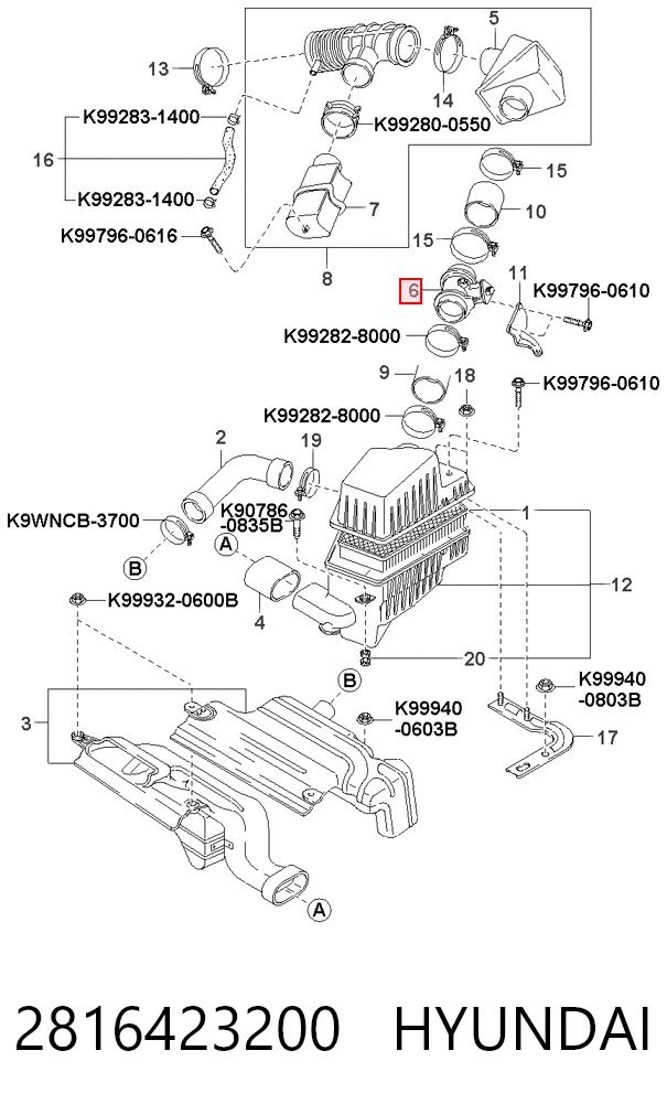 Купити AMMQ19762 Magneti Marelli Повітромір