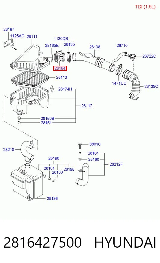 281002528 Bosch Датчик витрати повітря