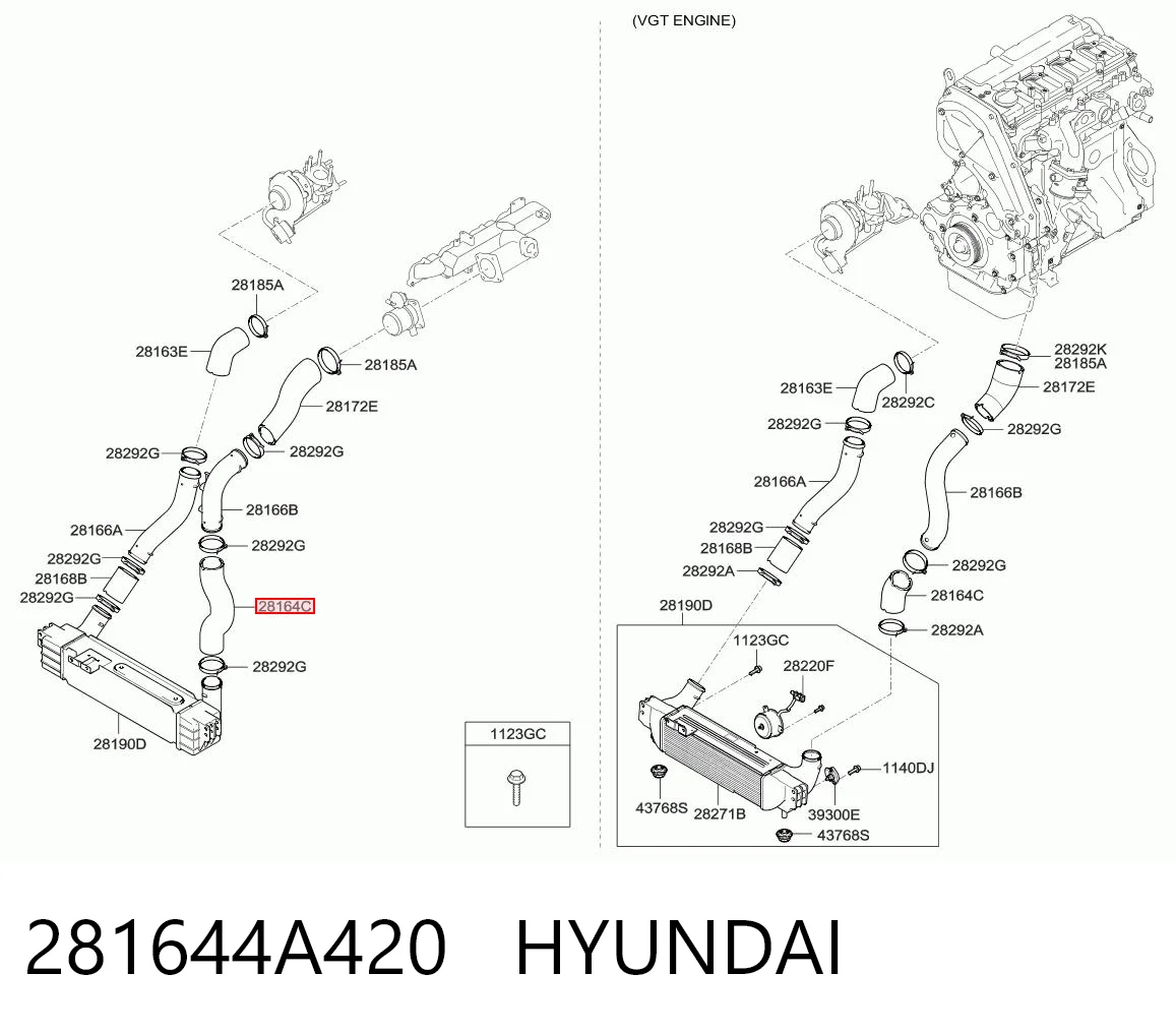 Шланг/патрубок интеркуллера T24200A Gros