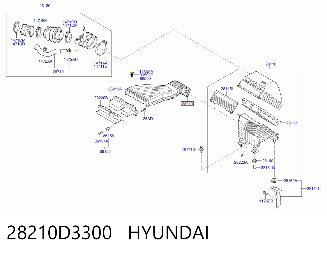 28210D3300 Hyundai/Kia 