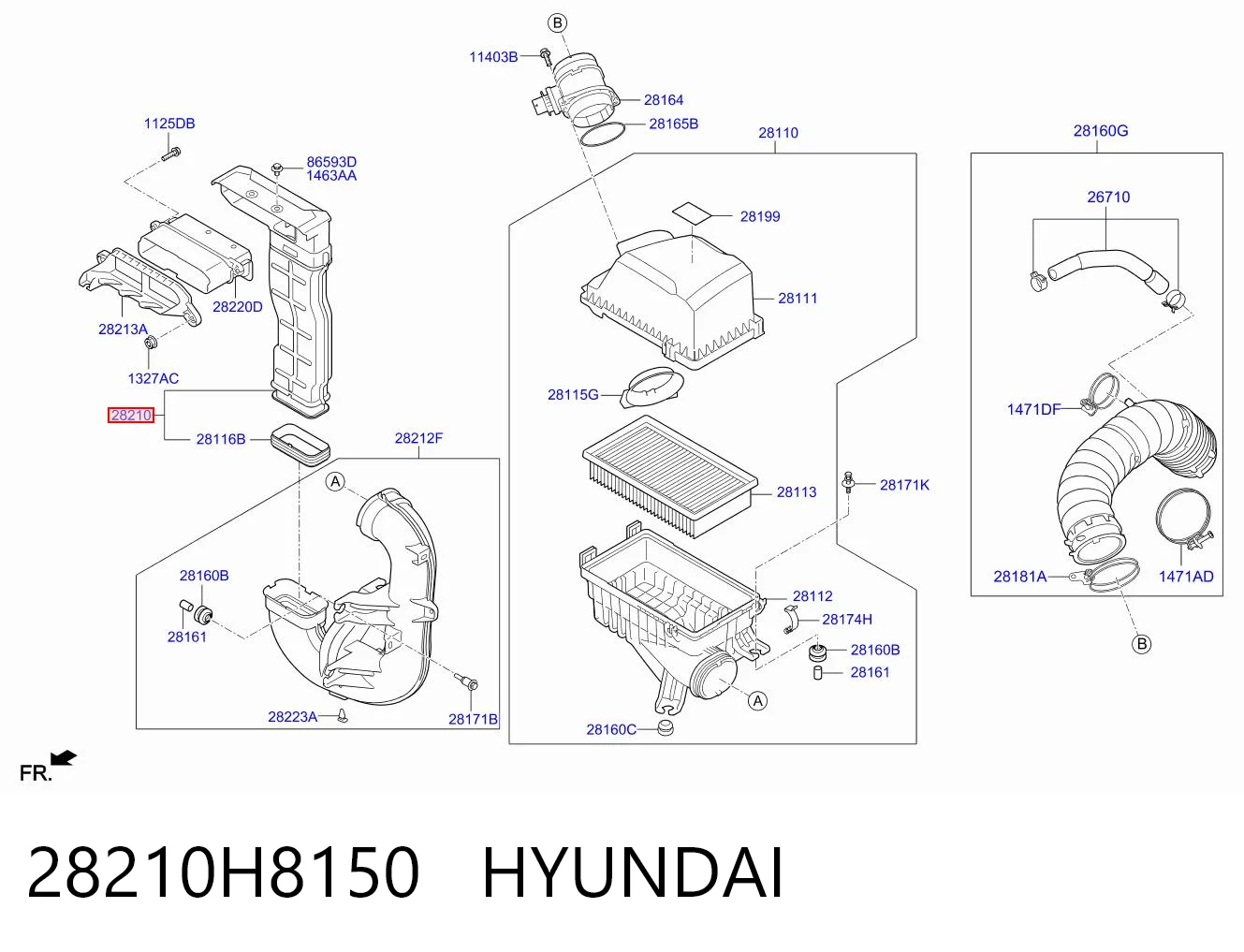 28210H8150 Hyundai/Kia
