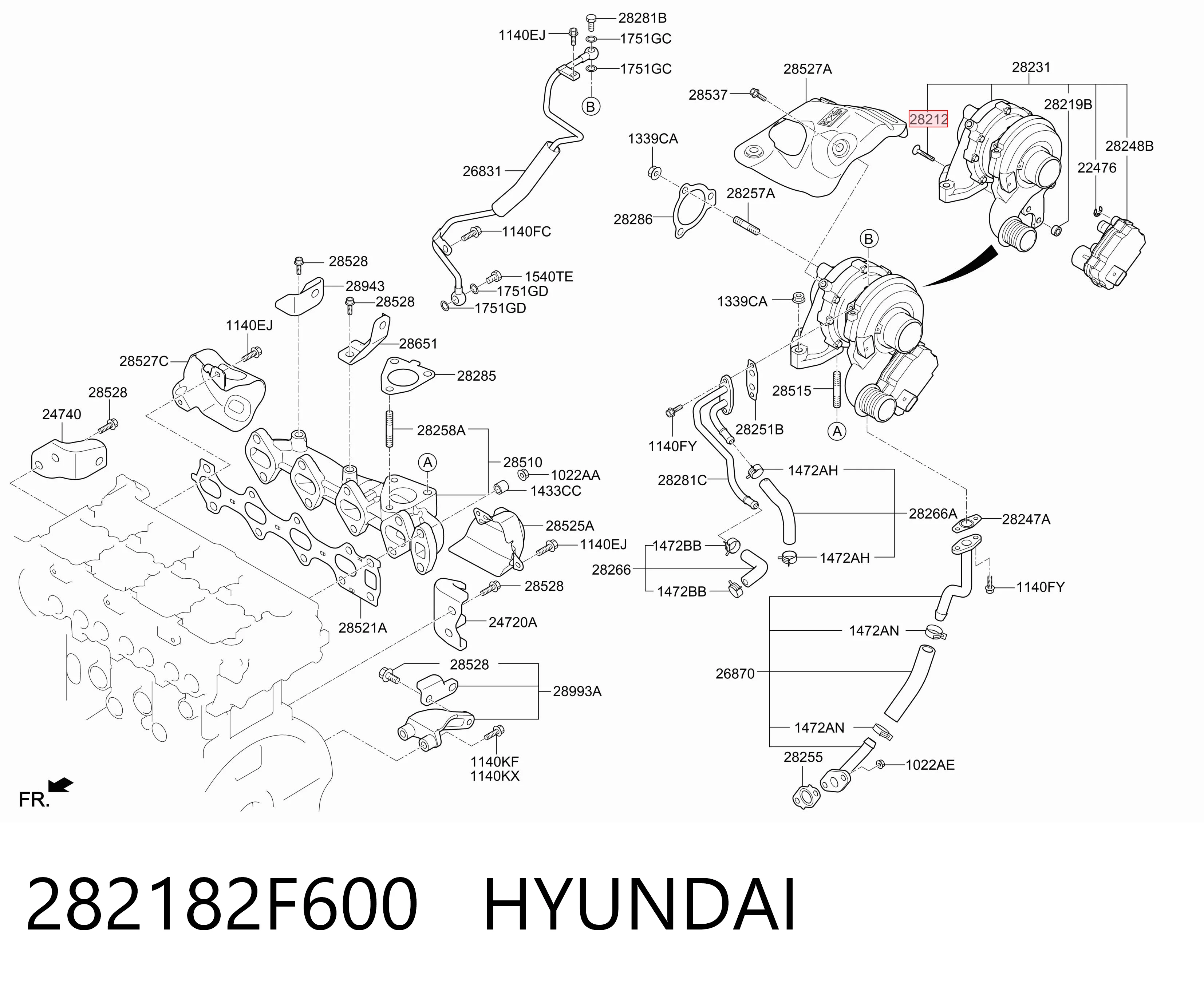 282182F600 Hyundai/Kia 