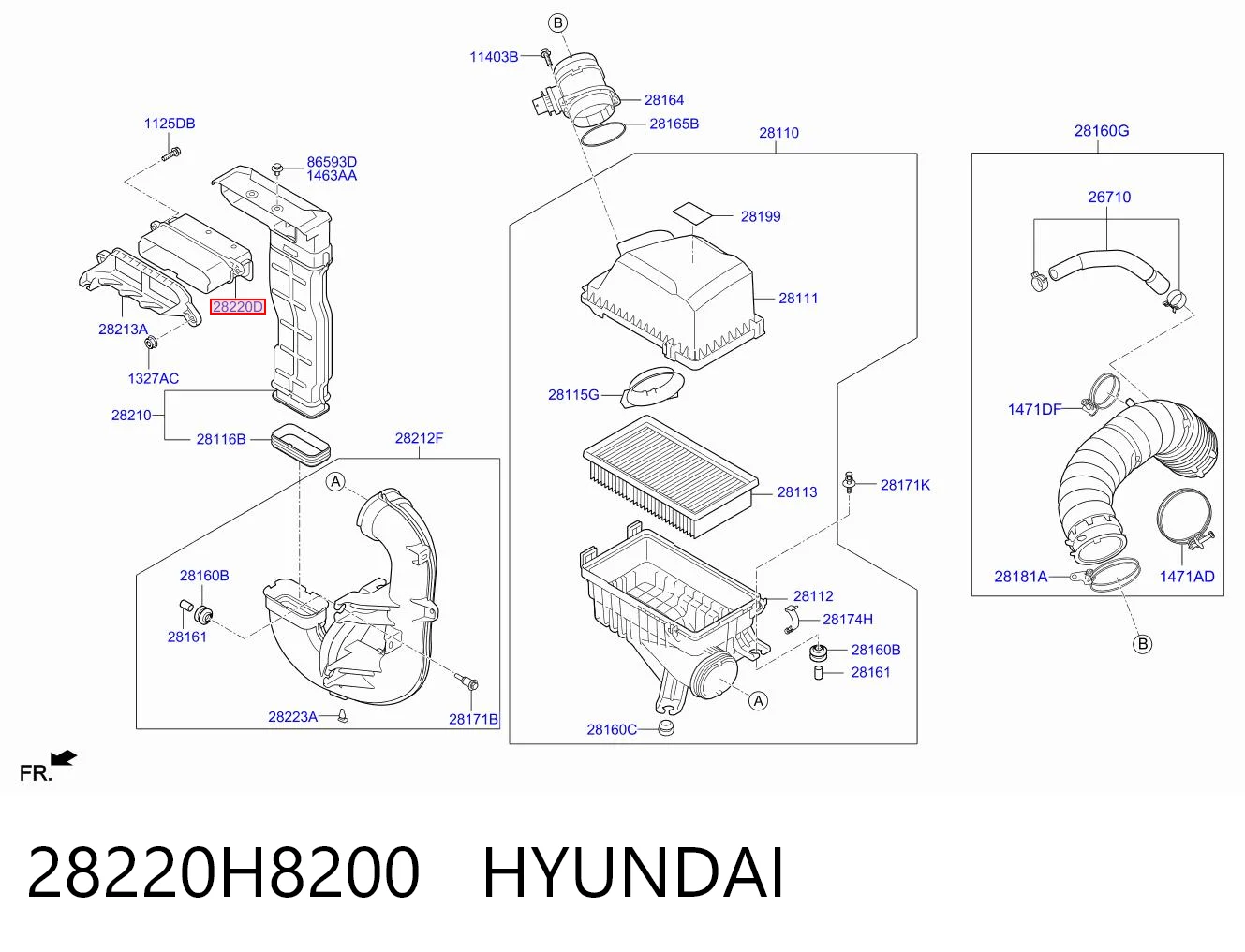 28220H8200 Hyundai/Kia