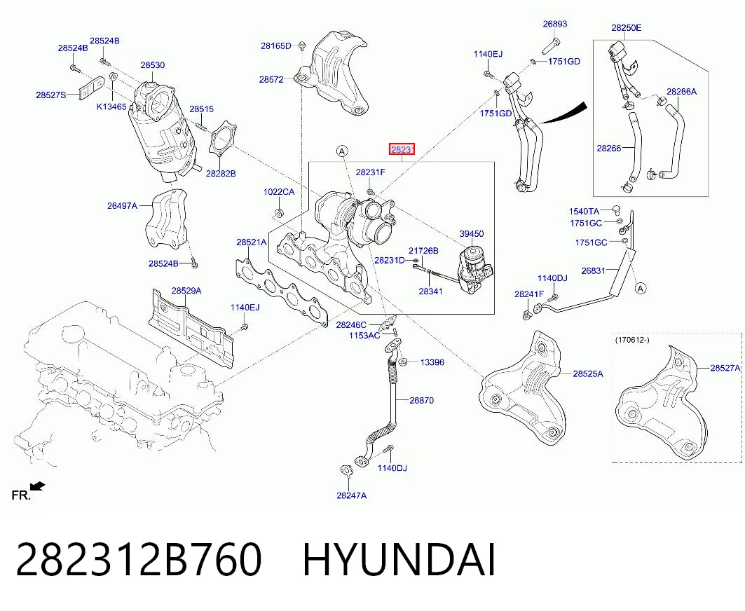 Турбокомпресор Hyundai Tucson III