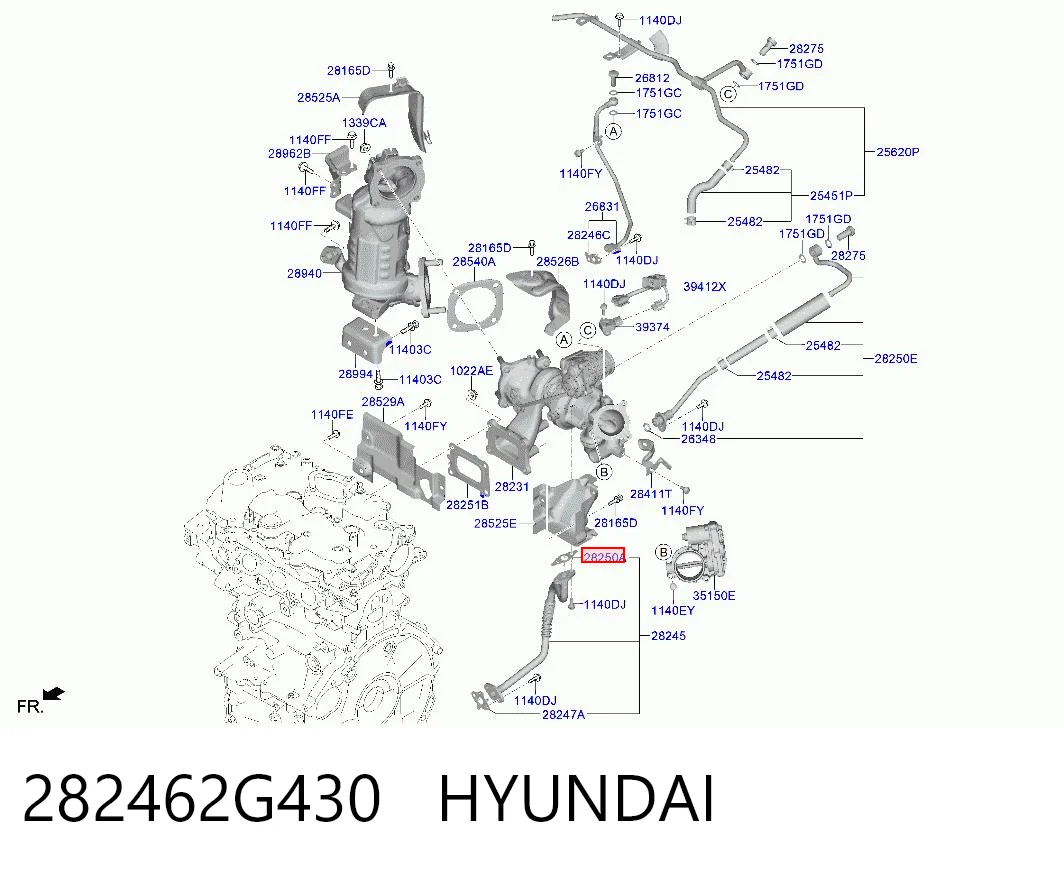 282462G430 Hyundai/Kia 