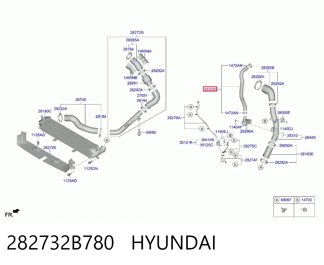 282732B780 Hyundai/Kia 