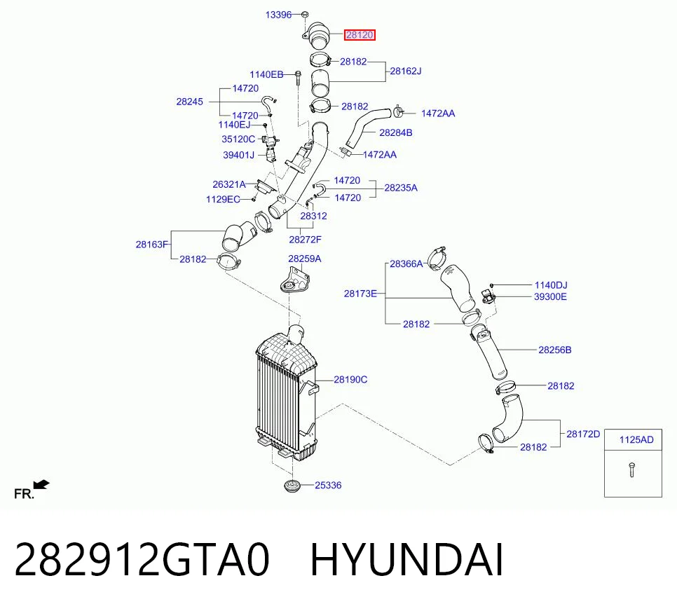 282912GTA0 Hyundai/Kia 