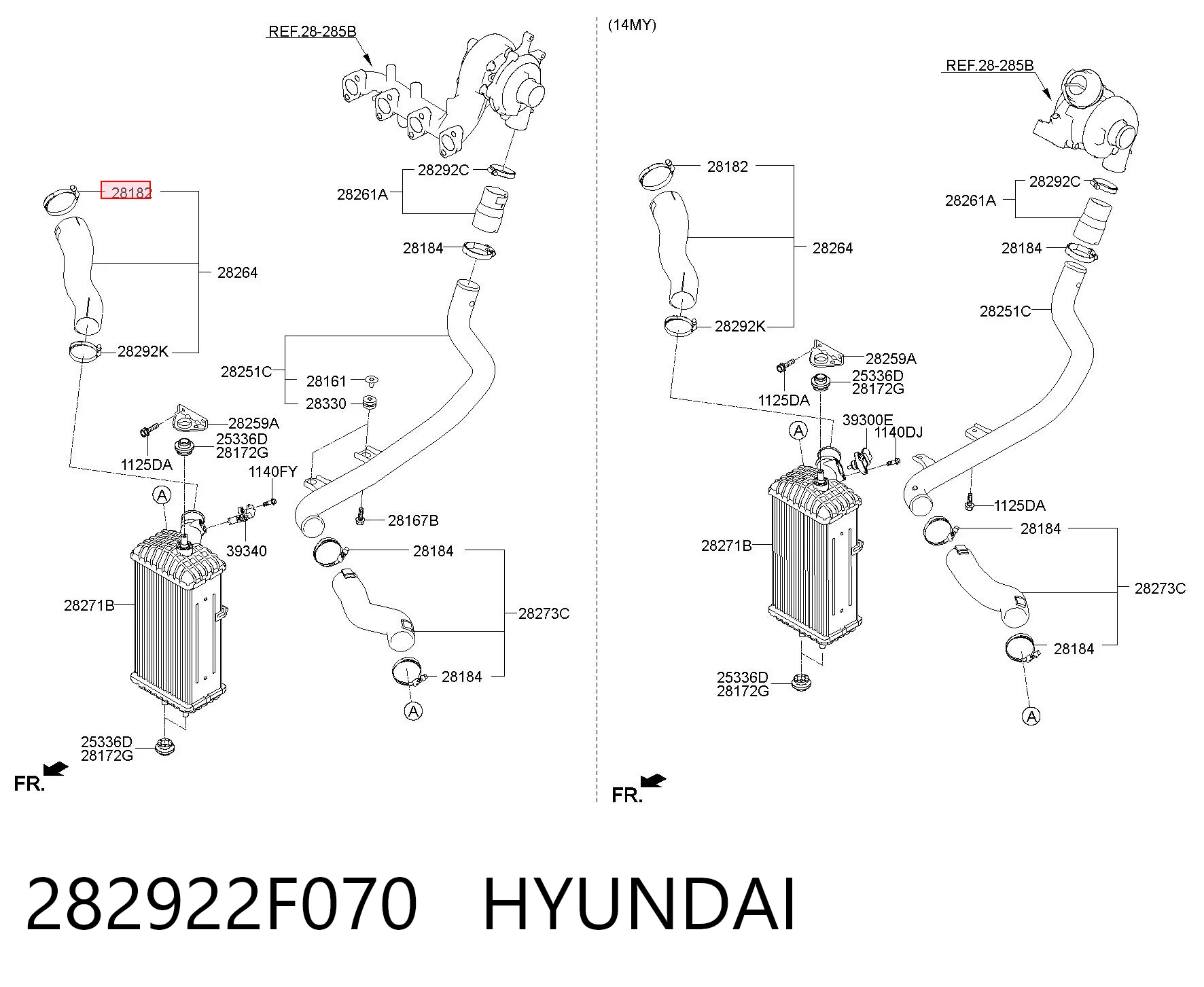 282922F070 Hyundai/Kia 