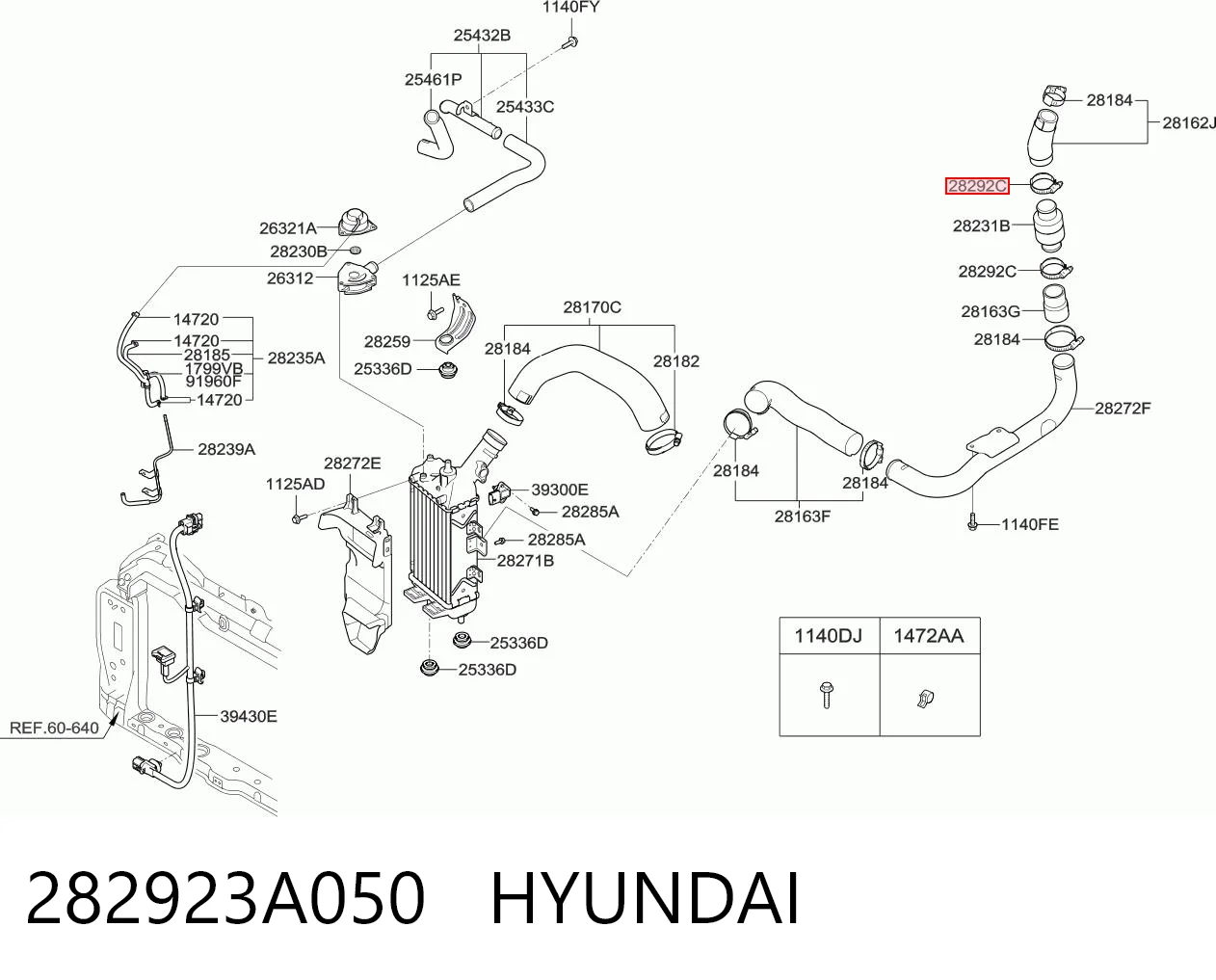 282923A050 Hyundai/Kia