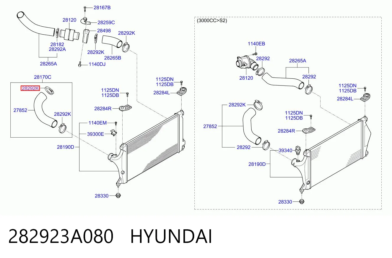 282923A080 Hyundai/Kia 