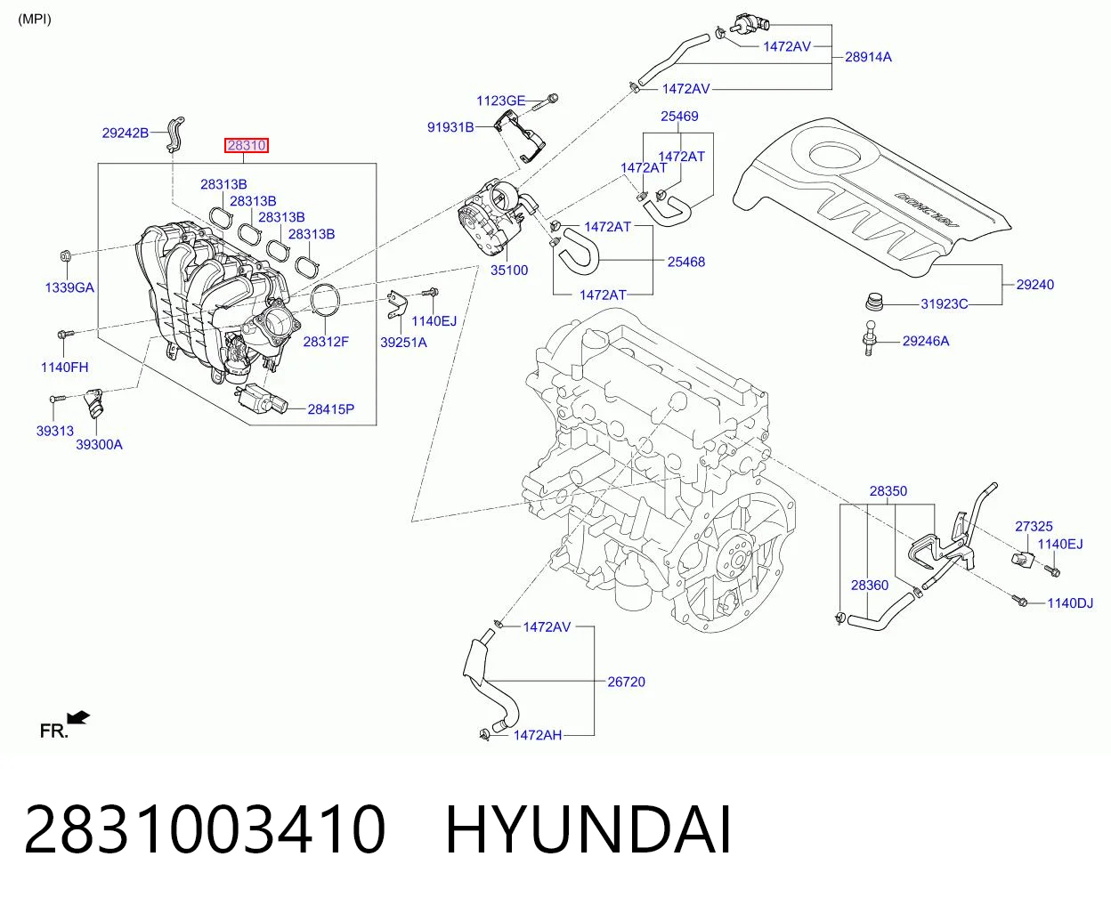 2831003410 Hyundai/Kia