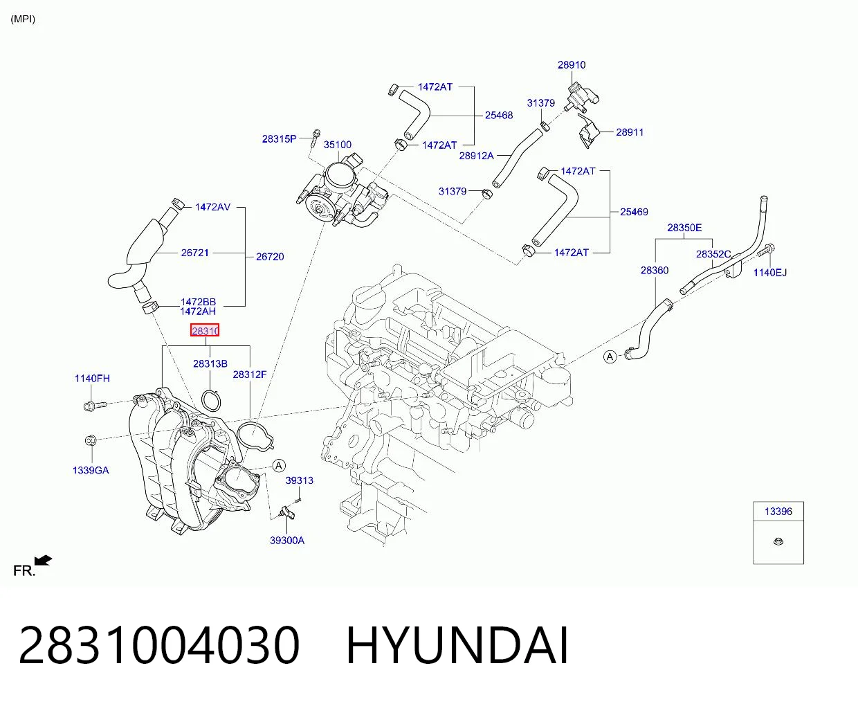 2831004030 Hyundai/Kia