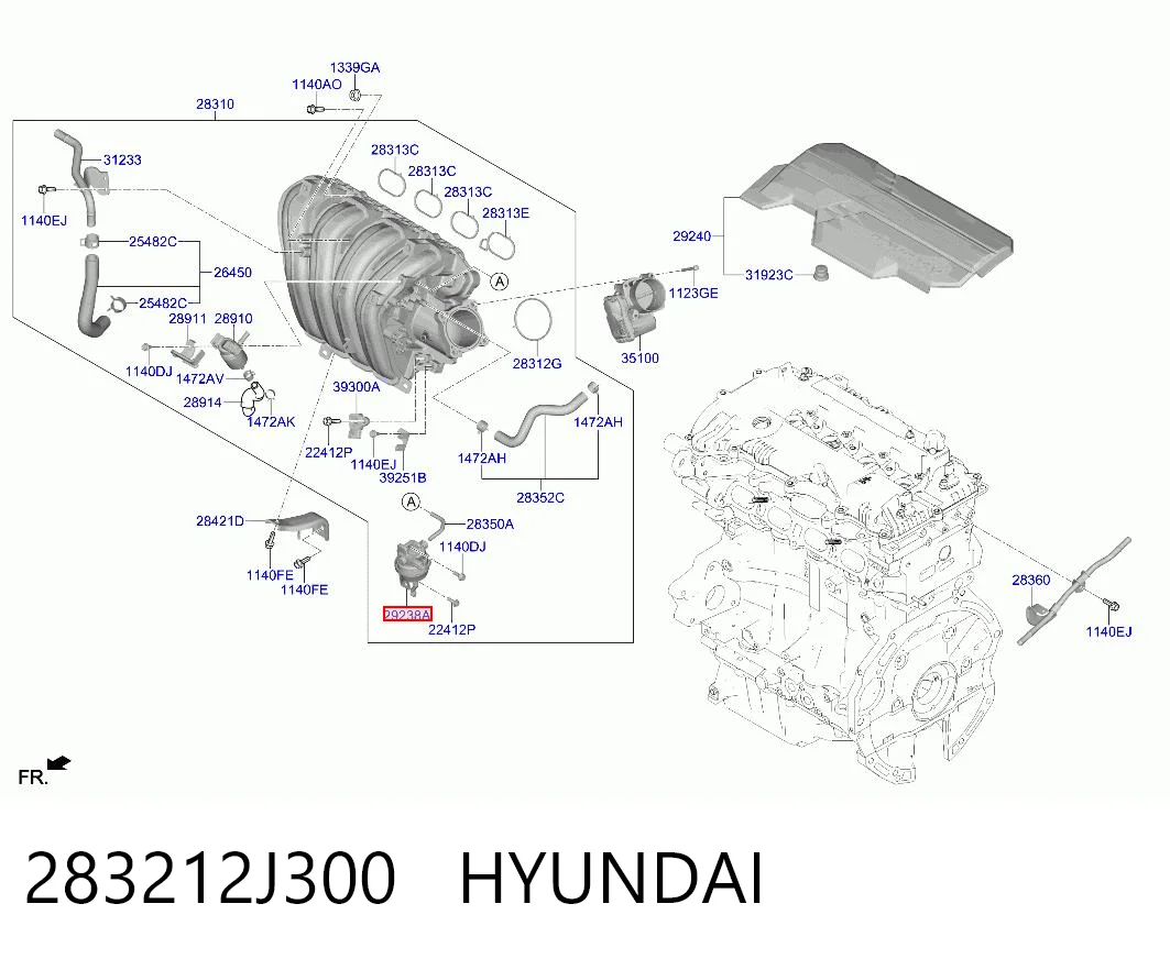 283212J300 Hyundai/Kia 