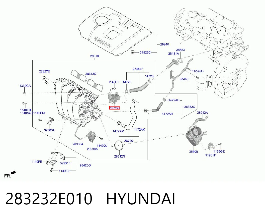 283232E010 Hyundai/Kia 