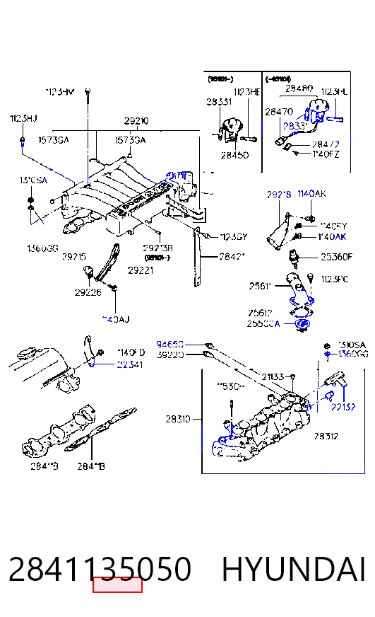 Прокладка впускного колектора, нижня Chrysler MD154025 ціна, від 3.53 USD