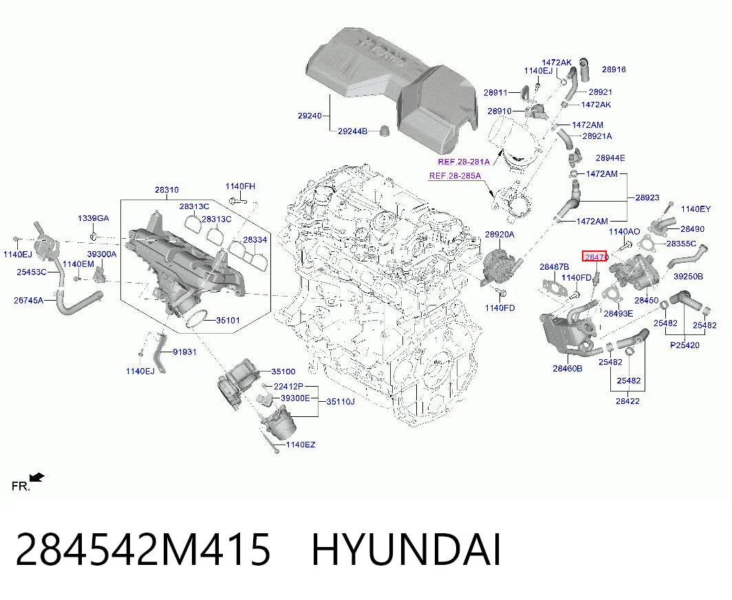 284542M415 Hyundai/Kia 