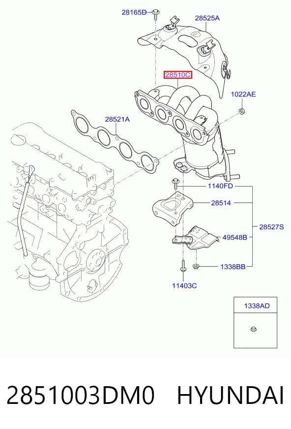 2851003DM0 Hyundai/Kia