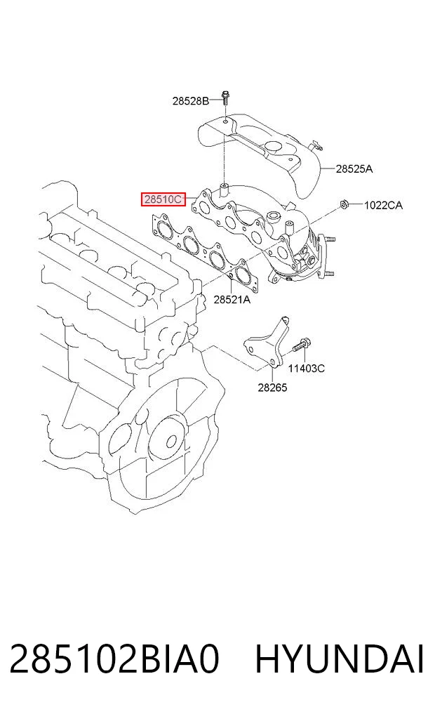 Конвертор-каталізатор (каталітичний нейтралізатор) KIA Ceed хетчбек (ED) (2006 - 2012) ціна, від 209.97 USD