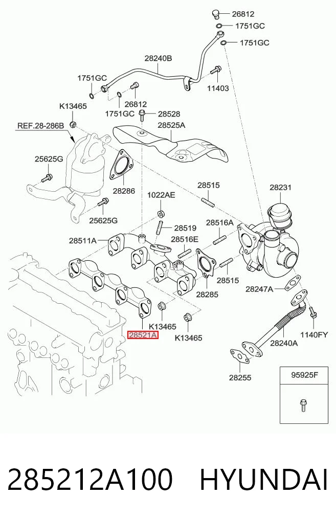Прокладка випускного колектора KAP KM0401044MT ціна, від 5.64 USD