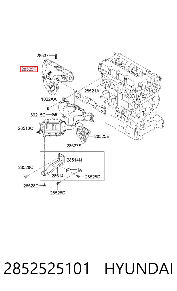2852525101 Hyundai/Kia 