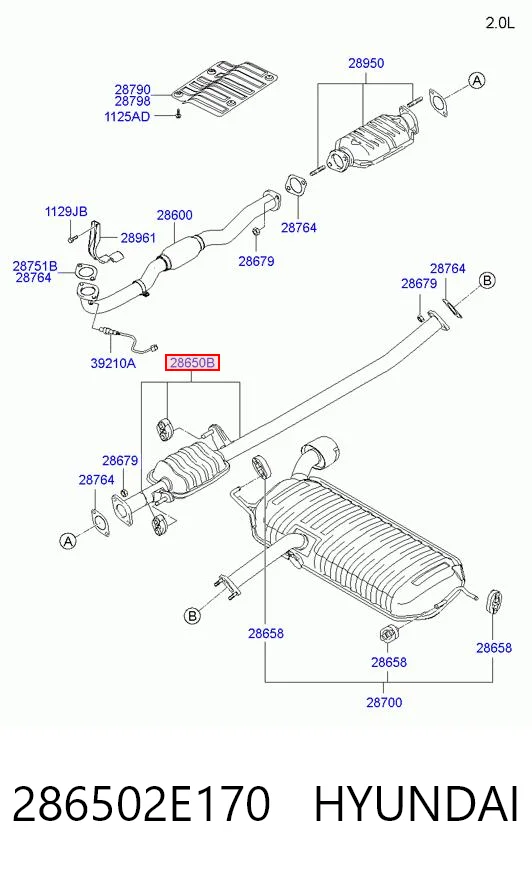 ED4736 Edex Глушник передній