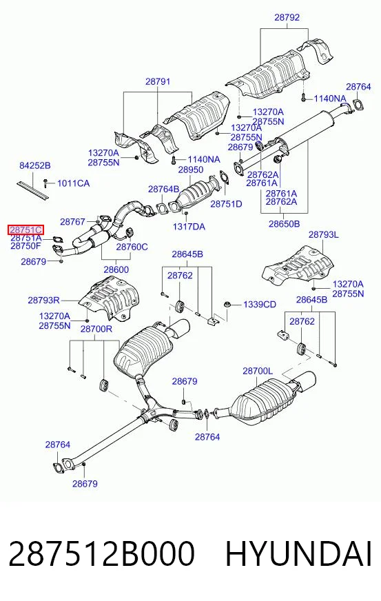 Прокладка штанів на Hyundai Santa Fe I SM