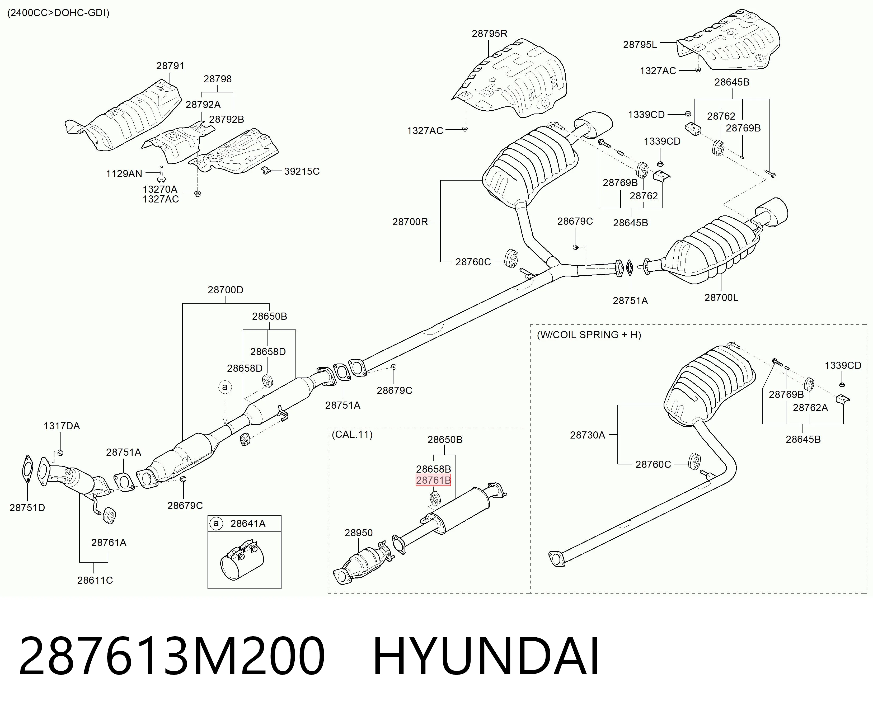 Кронштейн кріплення глушника на Toyota 4 Runner  N130