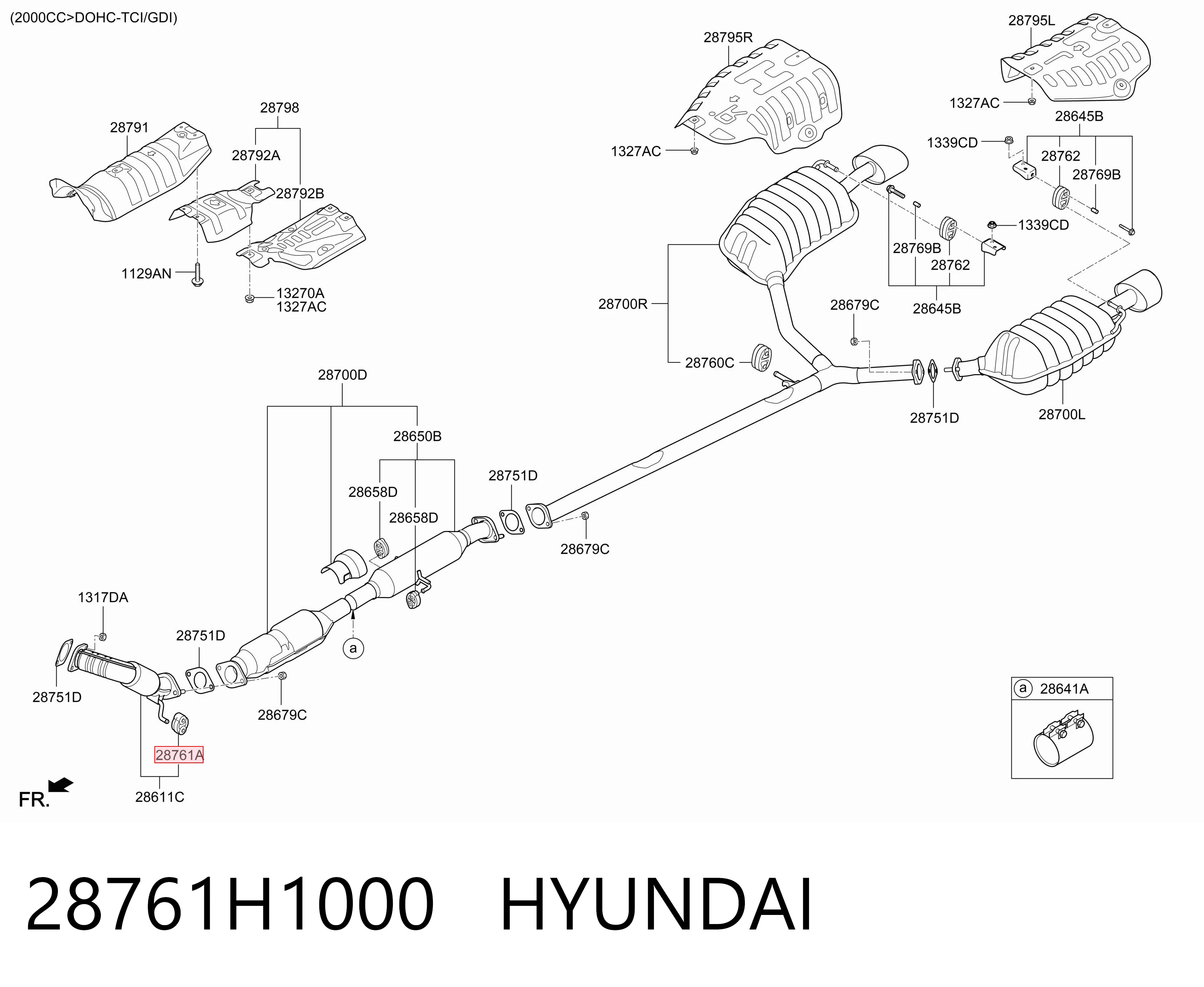  Подушка глушника Hyundai Accent 4