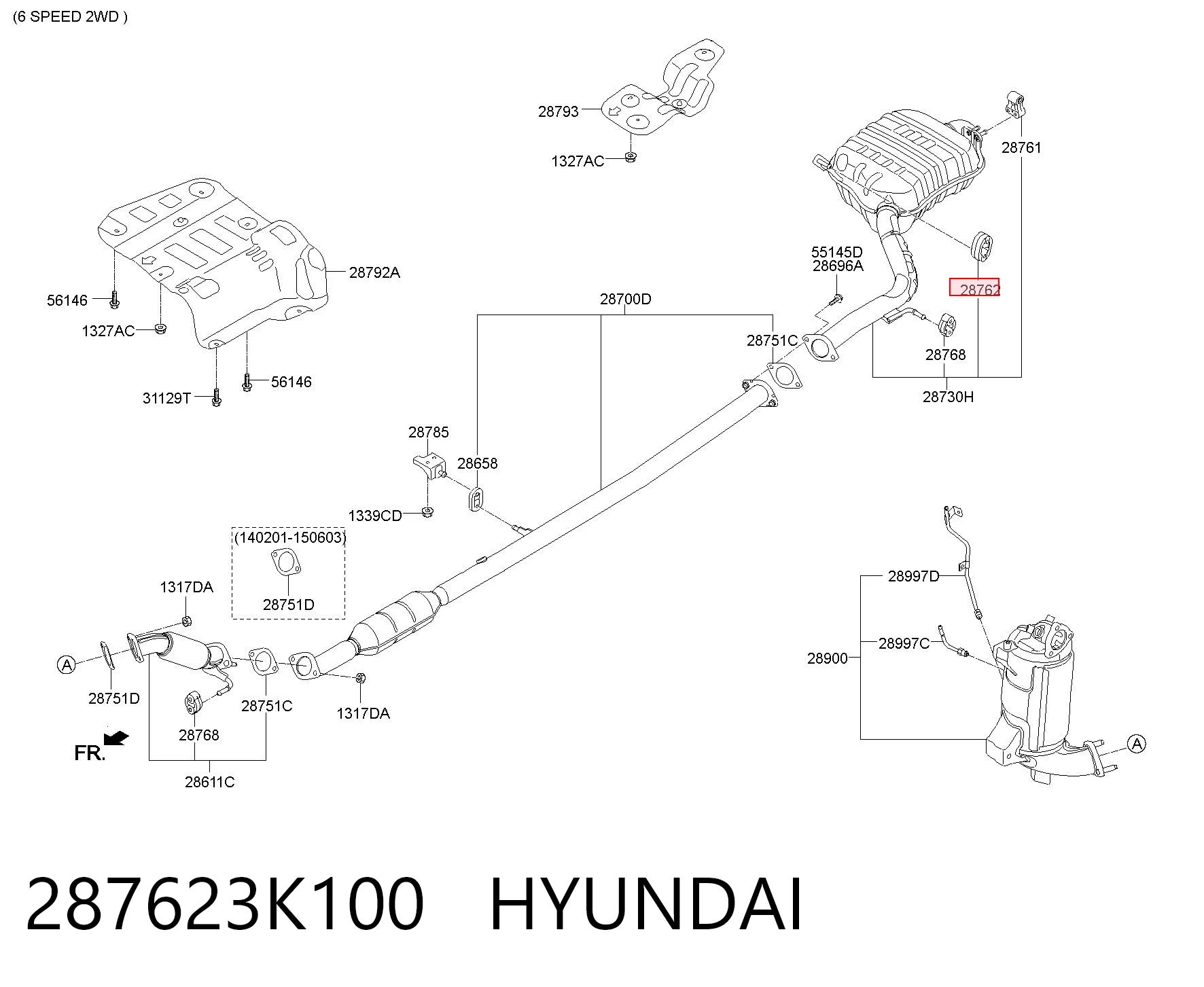 287623K100 Hyundai/Kia 