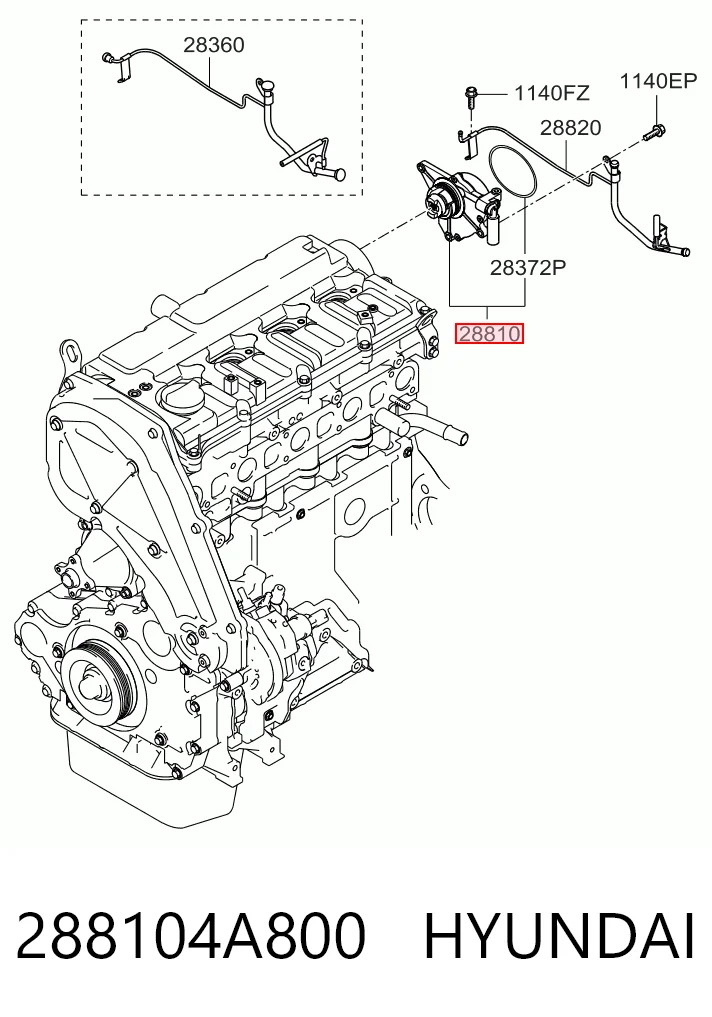 Насос вакуумний KIA Sorento I позашляховик (JC) (2002 - 2006) ціна, від 150.09 USD