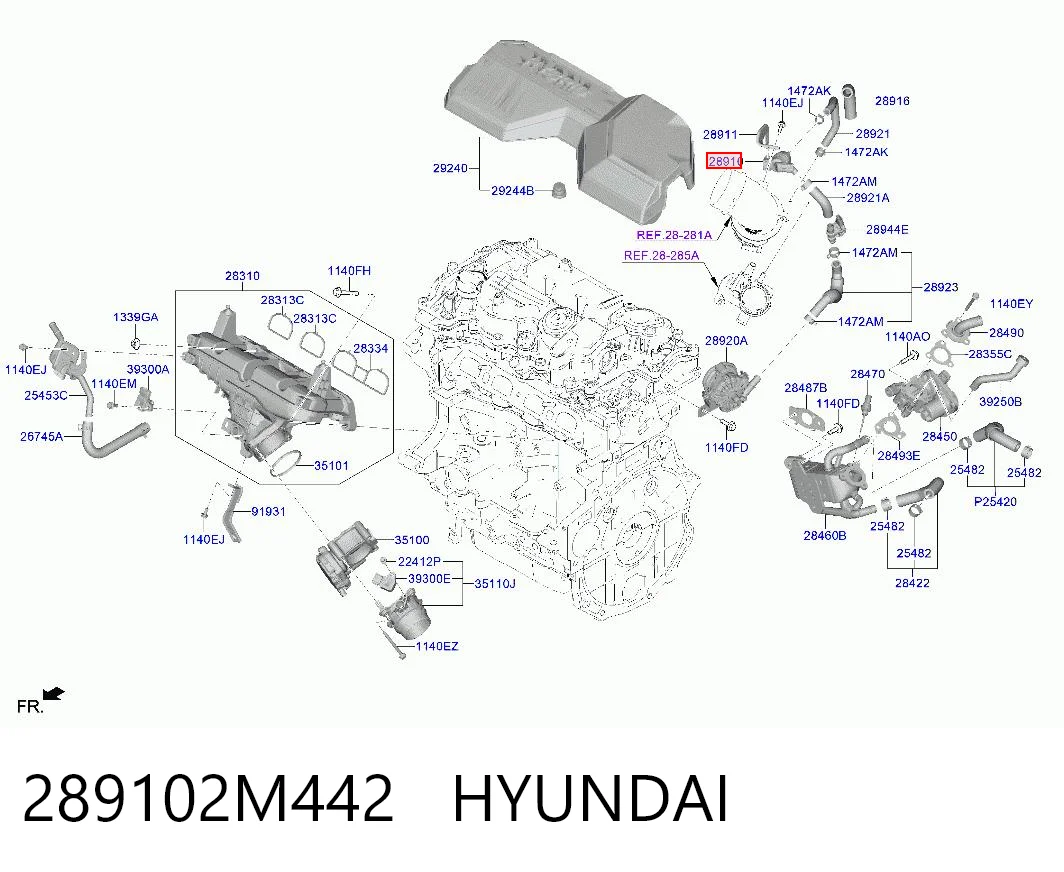 289102M442 Hyundai/Kia 