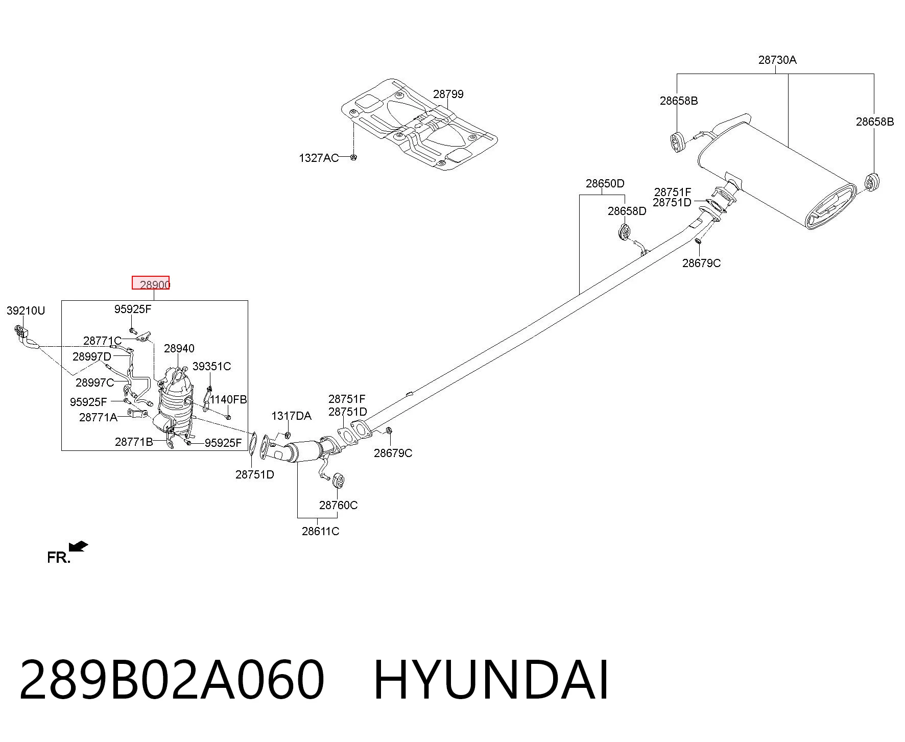 289B02A060 Hyundai/Kia